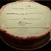 Mary Berry's Victorian tennis court cake - nightmare at the net